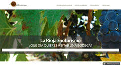 Desktop Screenshot of lariojaenoturismo.com