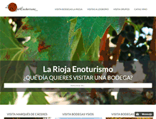 Tablet Screenshot of lariojaenoturismo.com